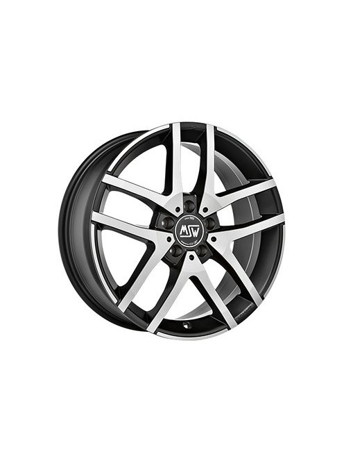 5x112 16x6.5 Et54 Msw 28 Black Full Polished 66,6 Alufelni