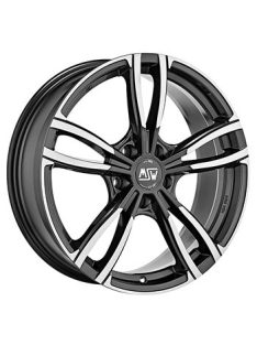   5x120 17x7.5 Et43 Msw 73 Gloss Dark Grey Full Polished 72,6 Alufelni