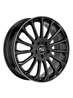   5x114.3 18x7.5 Et40 Msw 30 Gloss Black Diamond Lip 73,1 Alufelni