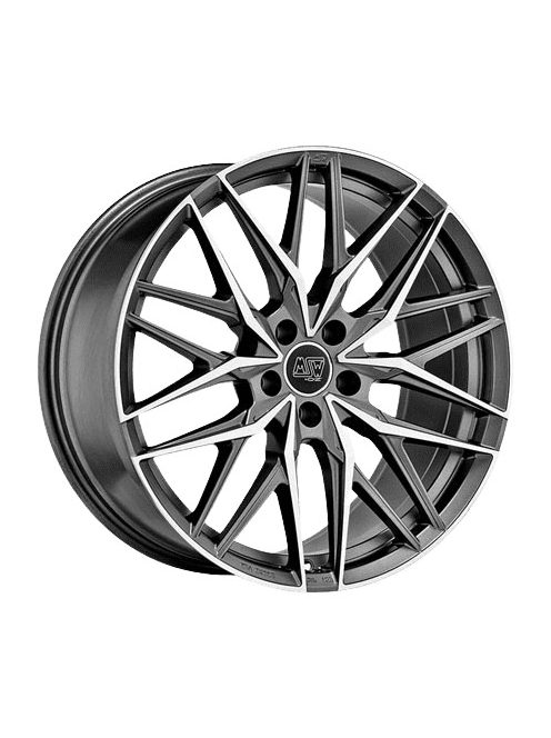 5x112 18x8 Et28 Msw 50 Matt Gun Metal Full Polished 73,1 Alufelni