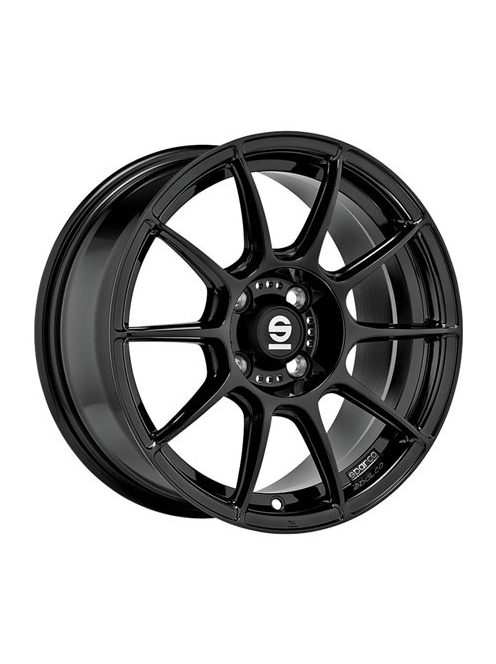 4x108 17x7 Et25 Sparco Ff 1 Gloss Black 65,1 Alufelni