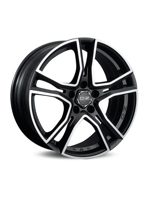 Oz 5x100 17x8 Et35 Adrenalina Matt Black Diamond Cut 68 Alufelni